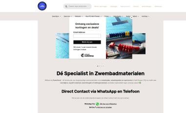 Schermafbeelding van zwemgoed.eu