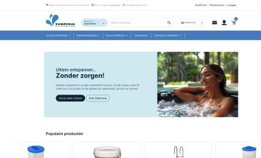 Schermafbeelding van zwemreus.nl