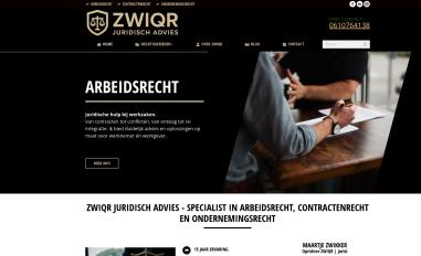 Schermafbeelding van zwiqr.nl