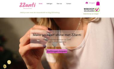 Schermafbeelding van zzanti.nl